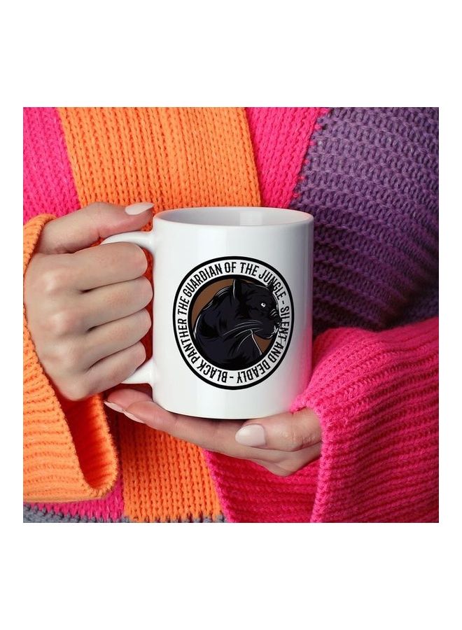 Panther Design Coffee Mug White - Image 2