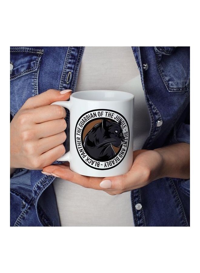 Panther Design Coffee Mug White - Image 3
