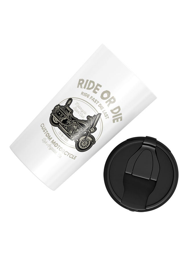 كوب من الستانلس ستيل مطبوع بعبارة "Ride Or Die" متعدد الألوان - Image 3