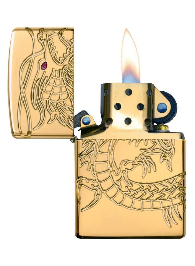 Dragon Printed Windproof Lighter