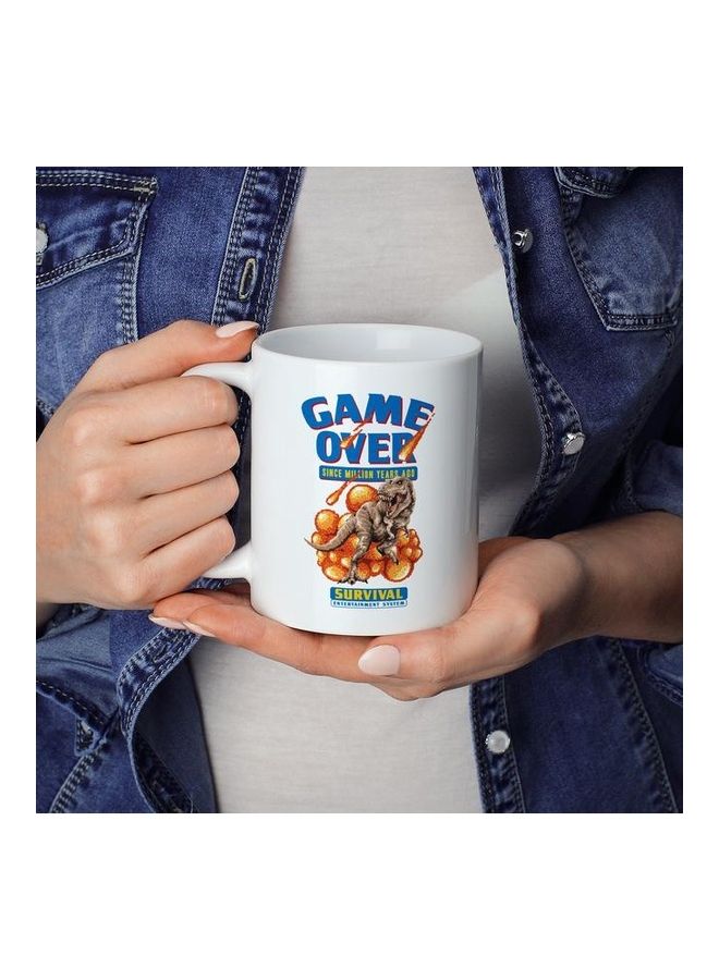 Gamer Over Printed Coffee Mug Multicolour  - Image 3