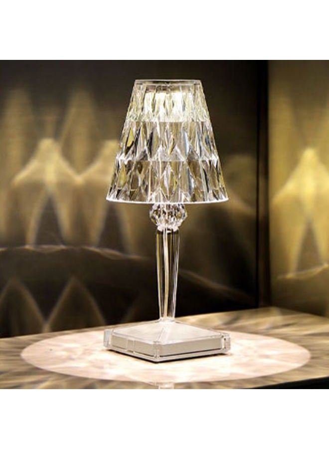 USB Acrylic Diamond Table Lamp With Remote Control Multicolour - Image 2