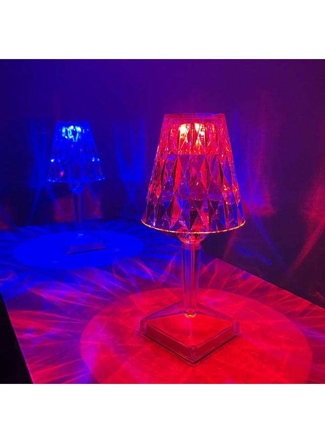 USB Acrylic Diamond Table Lamp With Remote Control Multicolour - Image 4