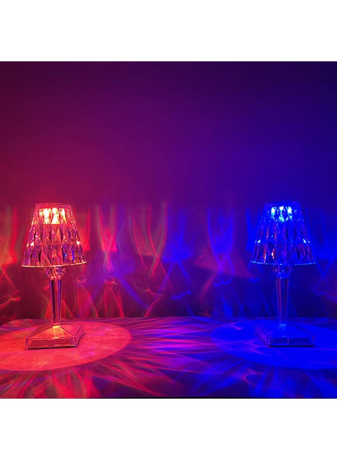 USB Acrylic Diamond Table Lamp With Remote Control Multicolour - Image 5