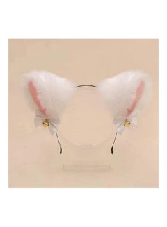 MissTiara Cat Ears Headband White/Gold  - Image 2