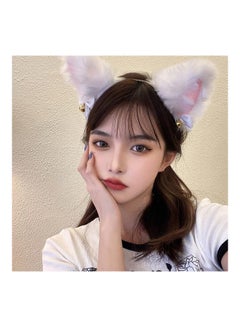 MissTiara Cat Ears Headband White/Gold  - Image 3