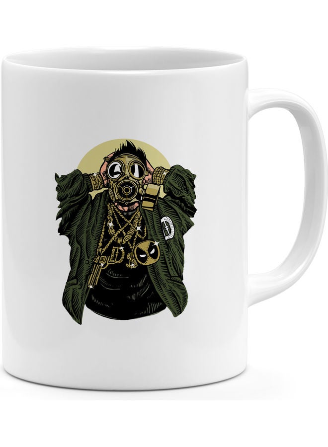 Dead Pool Mask Design Coffee Mug Multicolour - Image 1