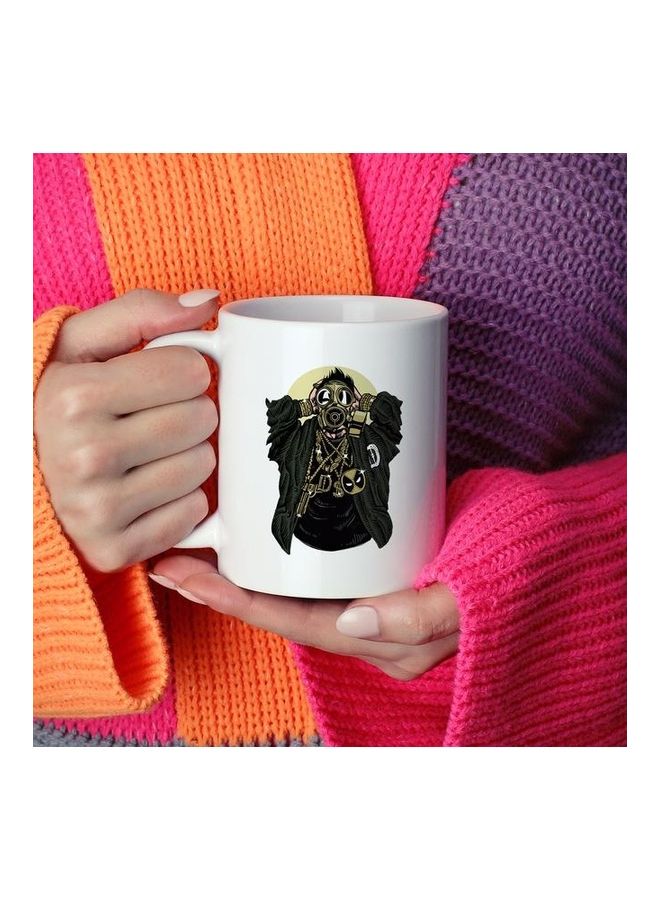 Dead Pool Mask Design Coffee Mug Multicolour - Image 2