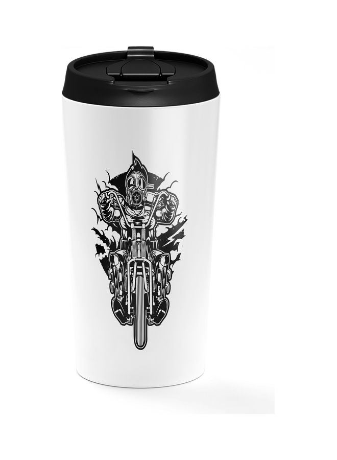 Face Mask Biker Stainless Steel Tumbler Multicolour - Image 1
