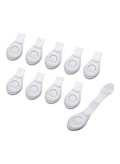 XiuWoo 10-Piece Lengthened Safety Child Lock White  - Image 1