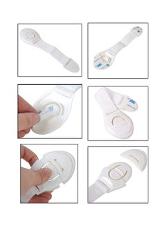 XiuWoo 10-Piece Lengthened Safety Child Lock White  - Image 3