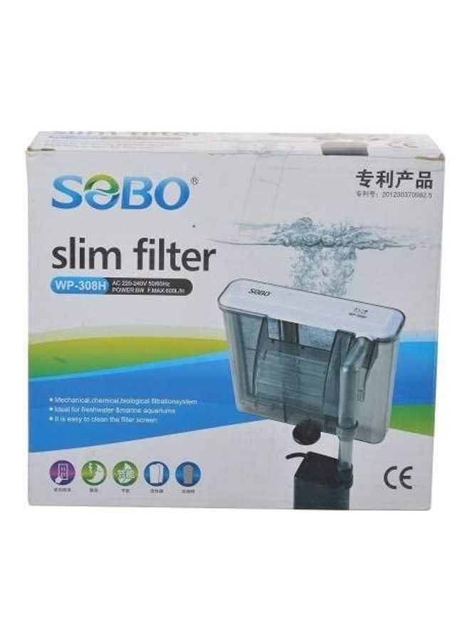 External Fish Aquarium Hanging Filter Clear/White - v1626708713/N49273989A_7