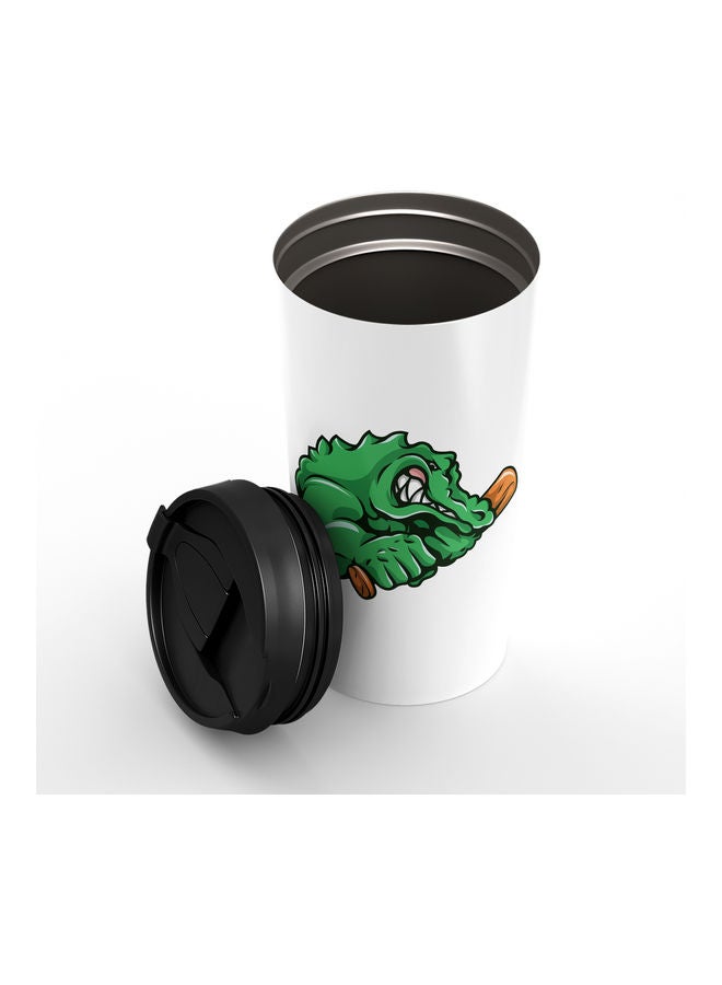 Generic - Angry Corocodile Design Double Walled Tumbler Multicolour - Image 1