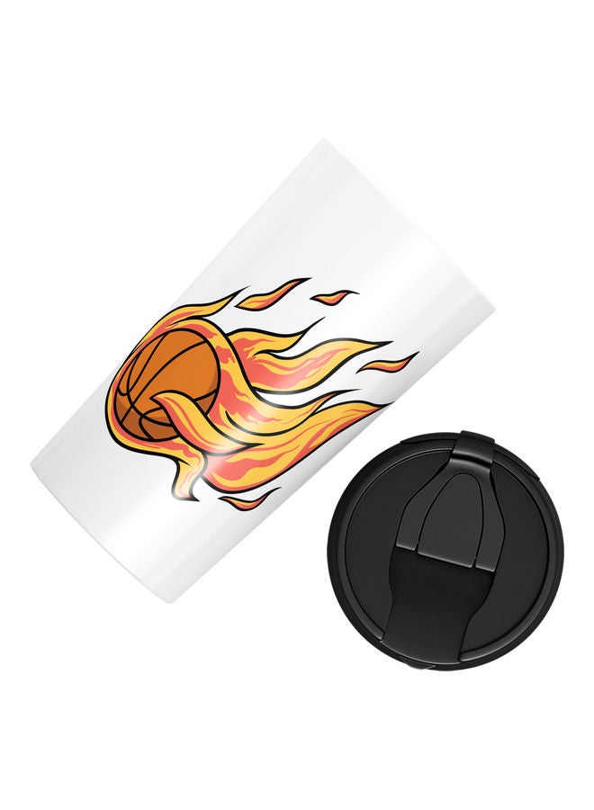Fire Ball Design Double Walled Tumbler Multicolour - Image 3