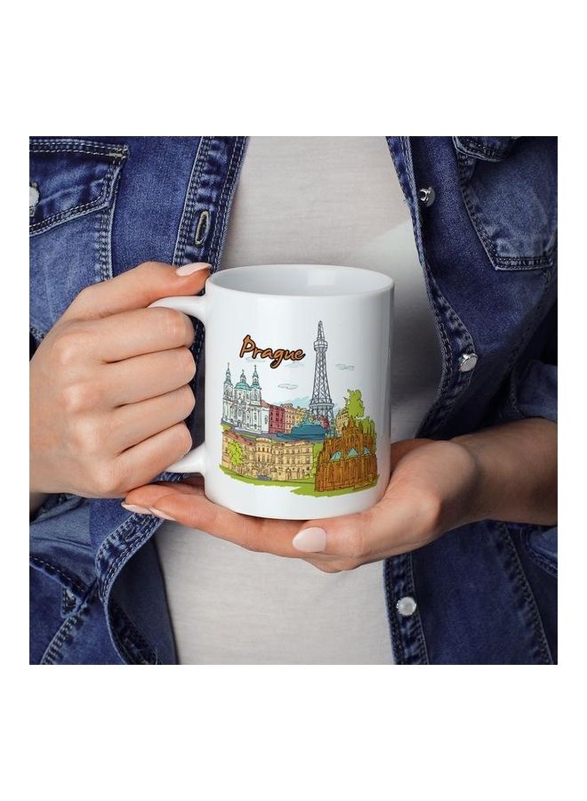 Prague Coffee Mug White - Image 3