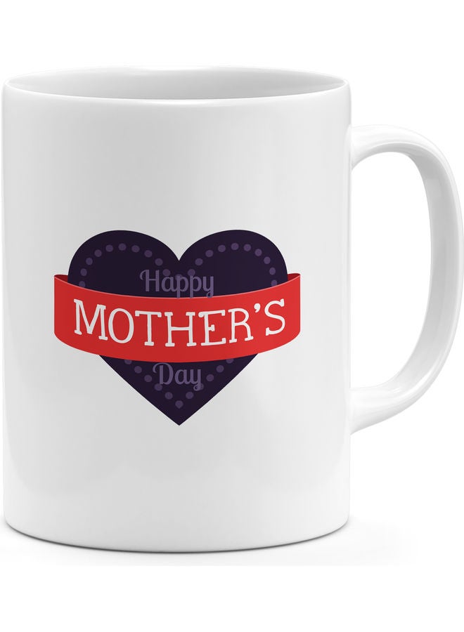 مج قهوة بطبعة عبارة "Happy Mothers Day" متعدد الألوان - Image 1