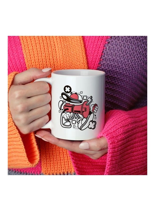 Siren Coffee Mug White/Red/Black - Image 1