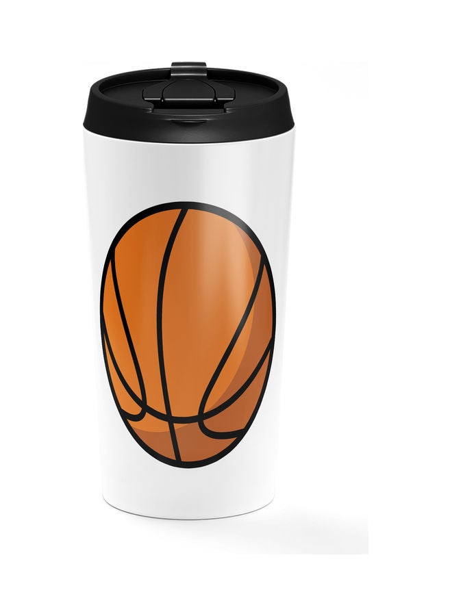 Basketball Design Double Walled Tumbler Multicolour - Image 1