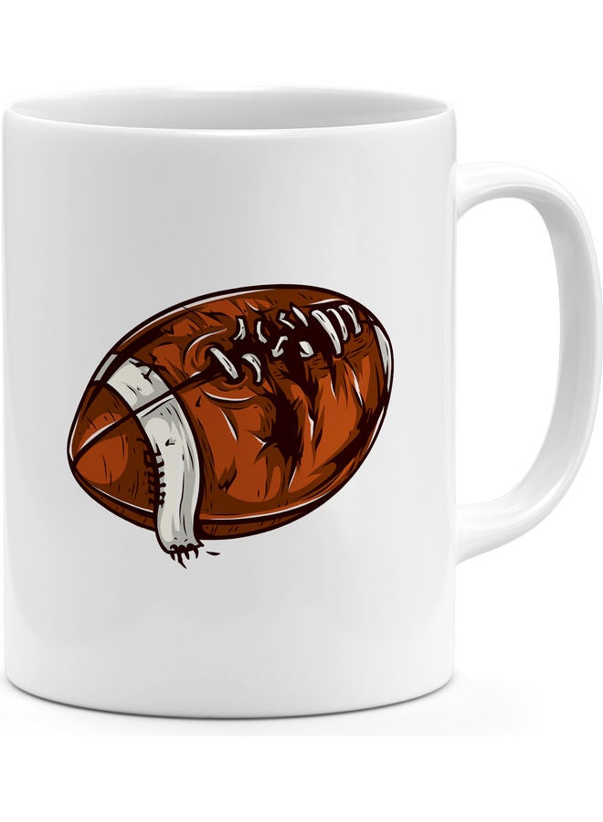 American Football Coffee Mug White - Image 1