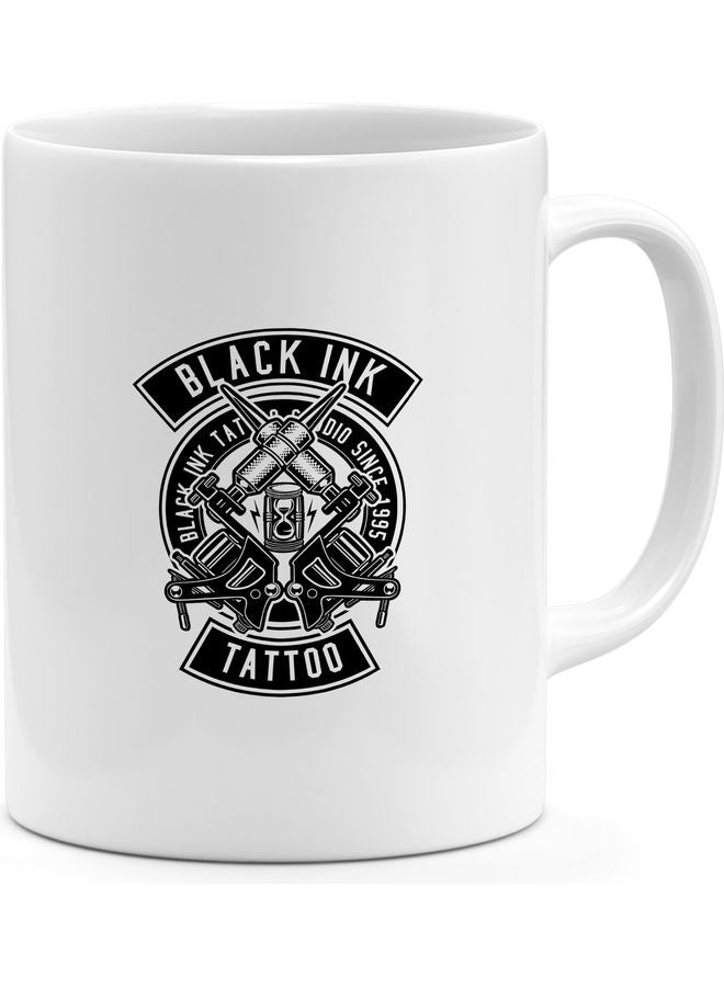 Tattoo Design Coffee Mug White - Image 1