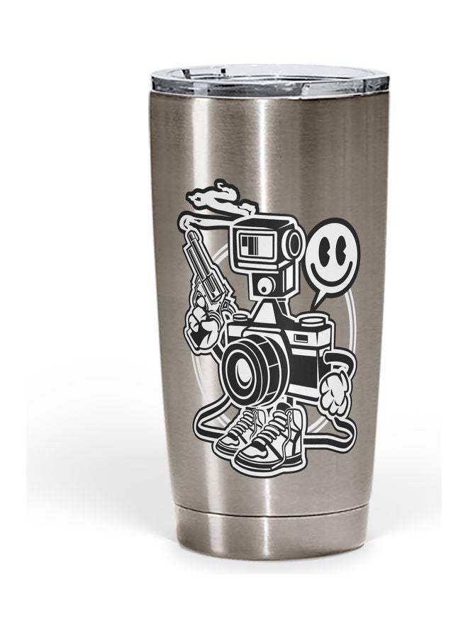 Journalism Stainless Steel Tumbler With Lid Multicolour - Image 1