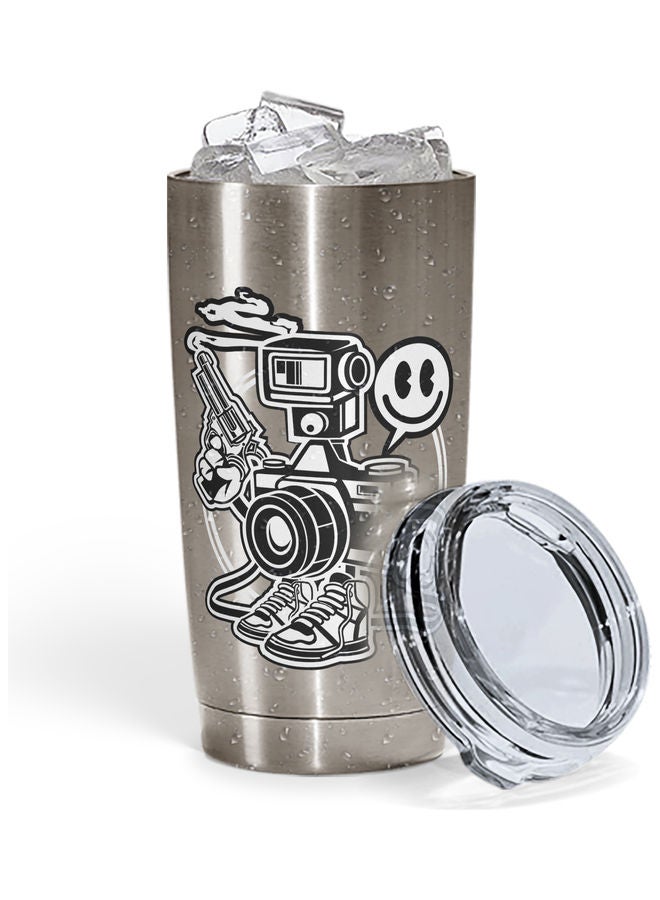 Journalism Stainless Steel Tumbler With Lid Multicolour - Image 2