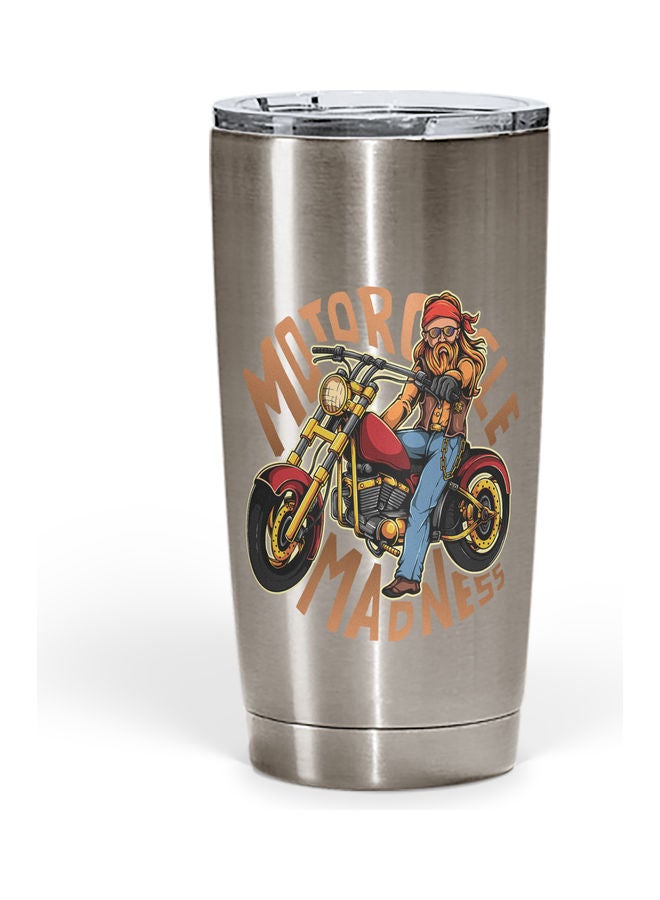 Motorcycle Madness Stainless Steel Tumbler With Lid Multicolour - Image 1