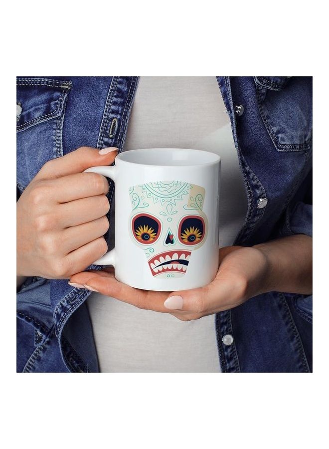 Mask Design Coffee Mug Multicolour - Image 2