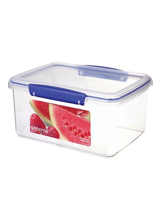 sistema Klip It Food Container Clear/Blue 