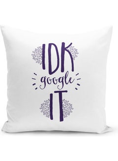 IDK Google It Decorative Pillow Multicolour