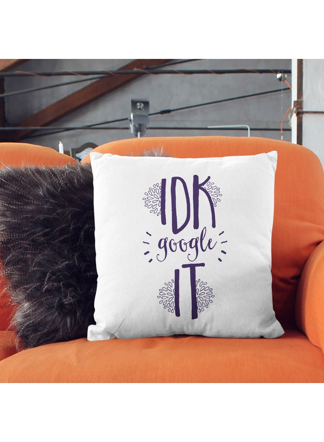 Generic - IDK Google It Decorative Pillow Multicolour - Image 1