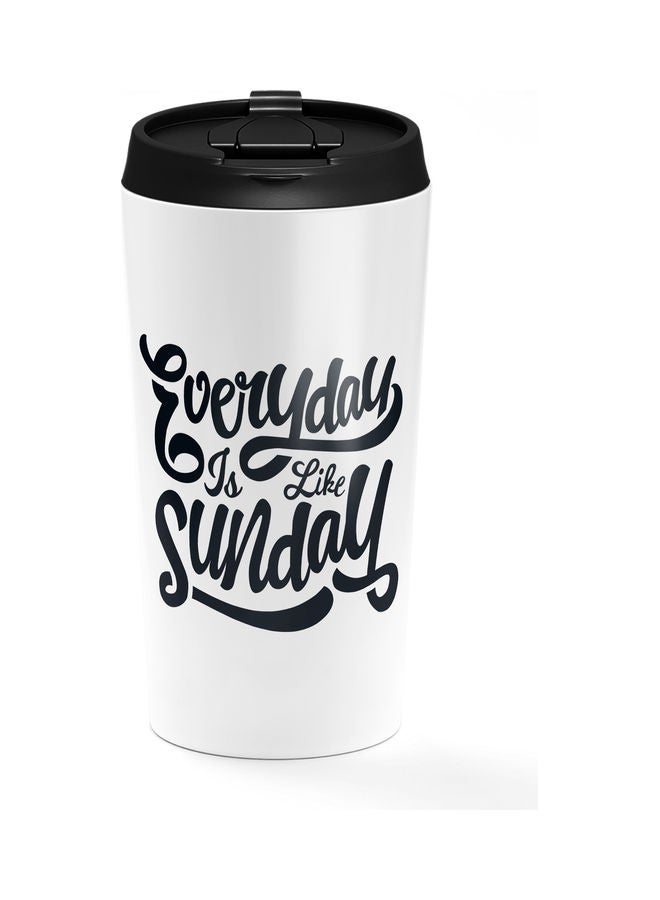Everyday Sunday Life Stainless Steel Tumbler With Lid Multicolour - Image 1