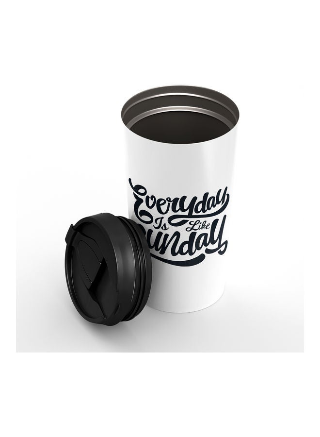 Everyday Sunday Life Stainless Steel Tumbler With Lid Multicolour - Image 2