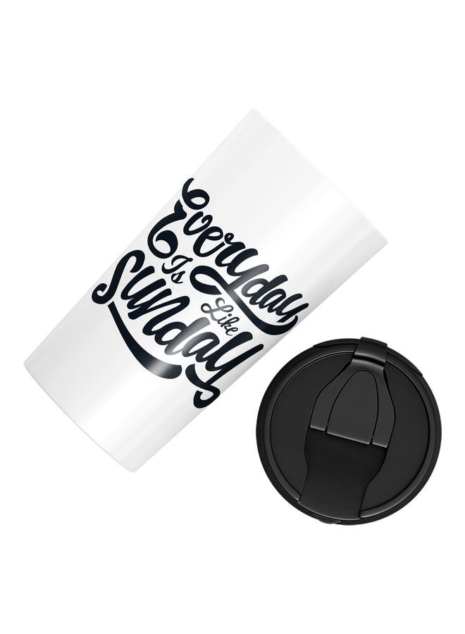 Everyday Sunday Life Stainless Steel Tumbler With Lid Multicolour - Image 3