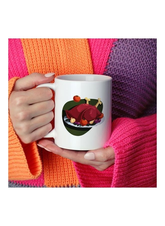 Turkey Deisgn Coffee Mug White - Image 2