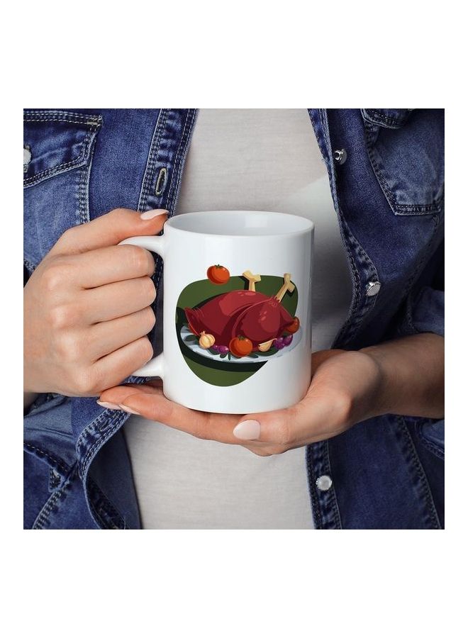 Turkey Deisgn Coffee Mug White - Image 3