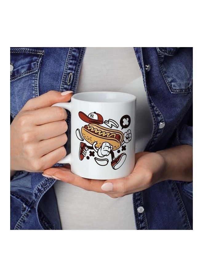 Generic - Cute Hot Dog Coffee Mug Multicolour - Image 1