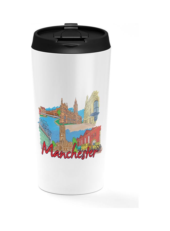 Manchester Design Tumbler With Lid Multicolour - Image 1