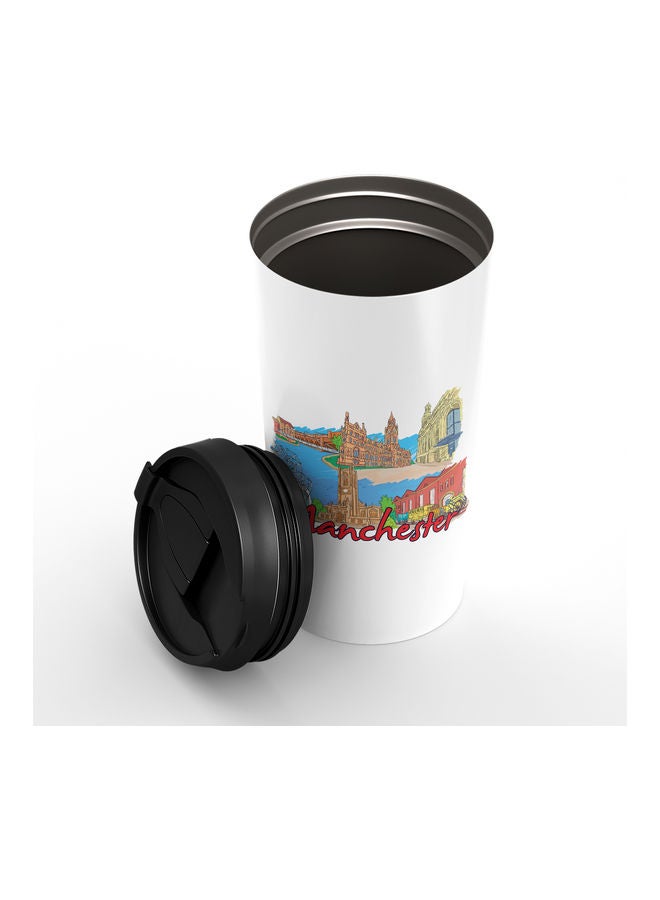 Manchester Design Tumbler With Lid Multicolour - Image 2