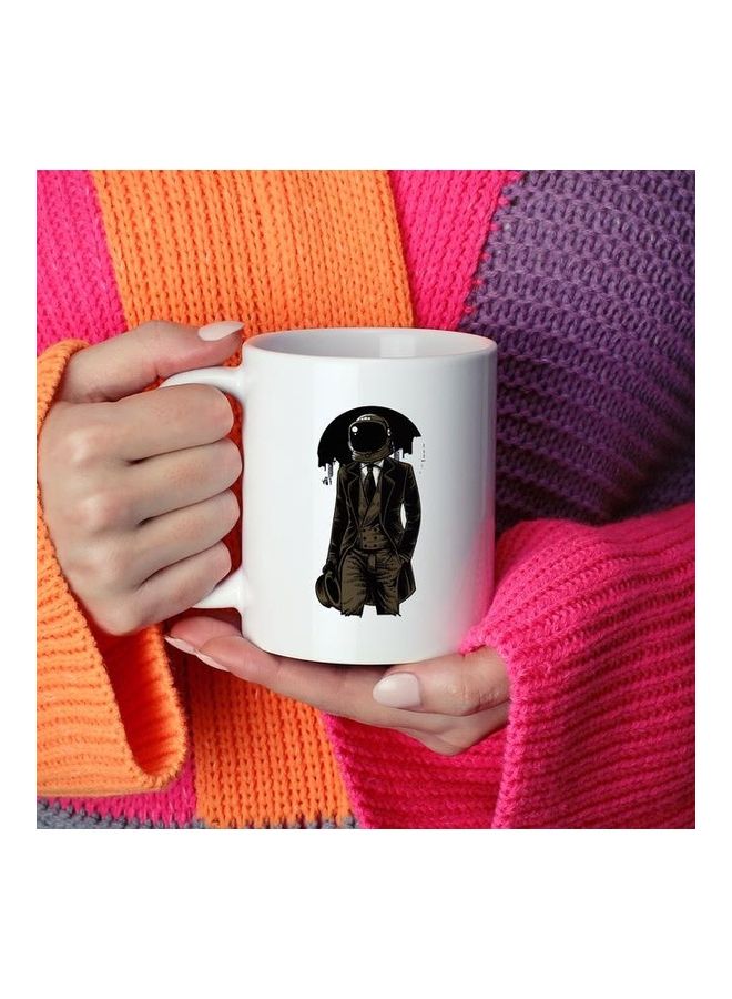 Astronaught Dress Coffee Mug White - Image 2