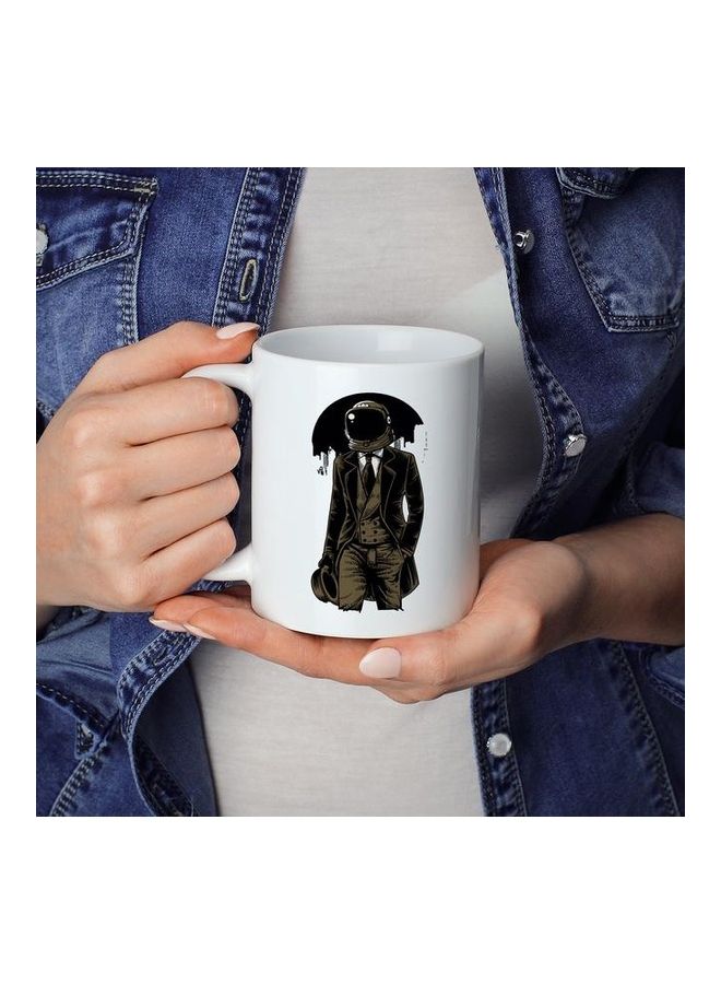 Astronaught Dress Coffee Mug White - Image 3