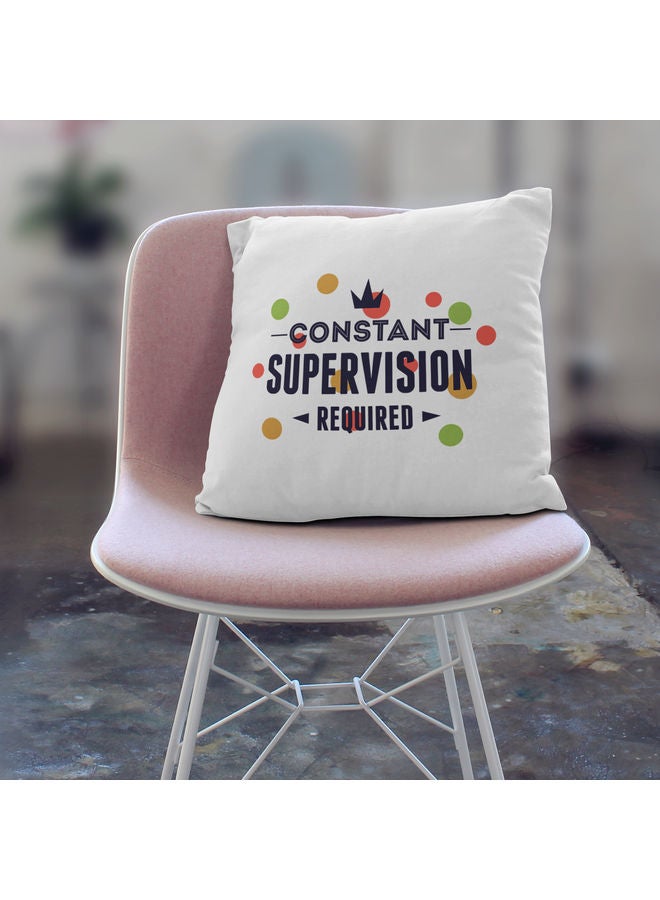 Constant Supervision Design Decorative Pillow Multicolour - Image 3