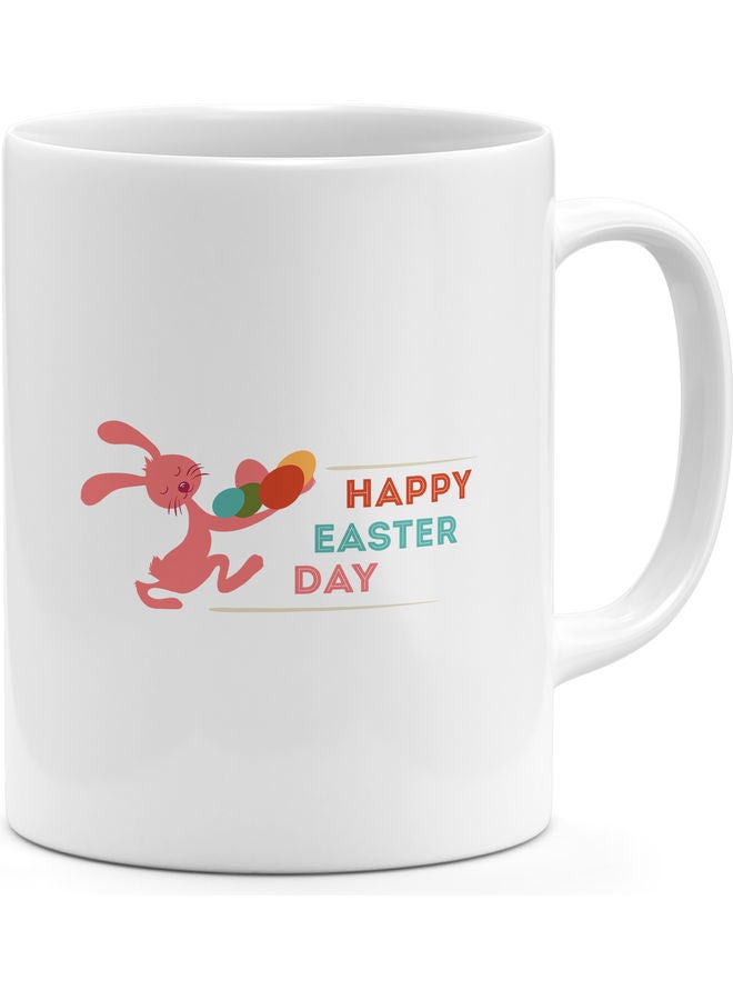 Funny Rabbit Coffee Mug White - Image 1