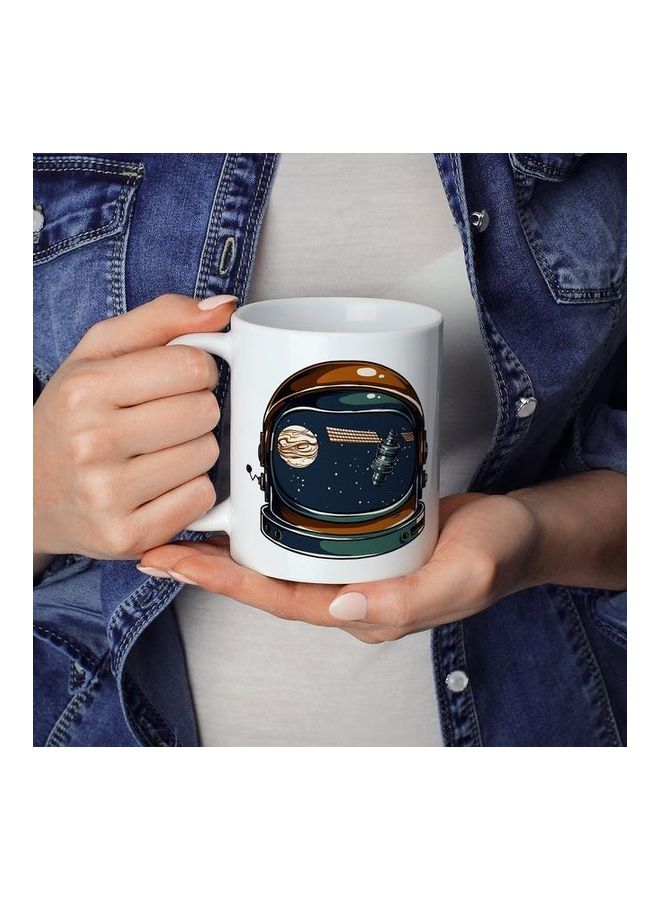 Antronaught Helmet Design Coffee Mug Multicolour - Image 3