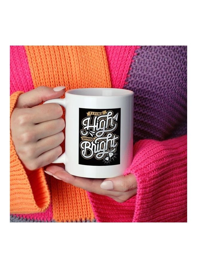 Flying high Quotation Coffee Mug Multicolour - Image 2