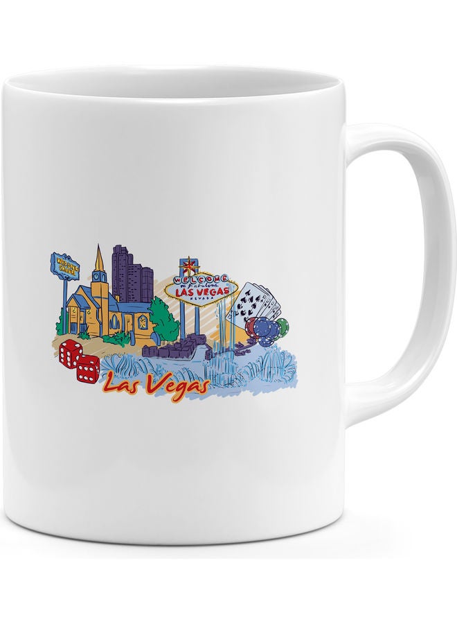 Las Vegas Design Coffee Mug Multicolour - Image 1