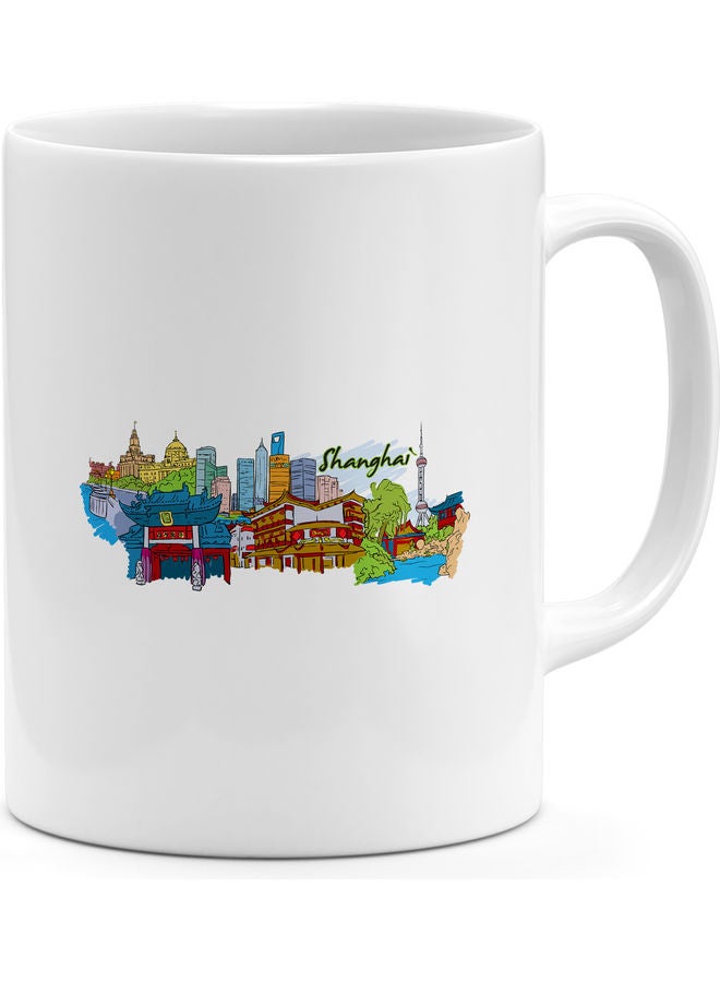 Shanghai Coffee Mug White - Image 1