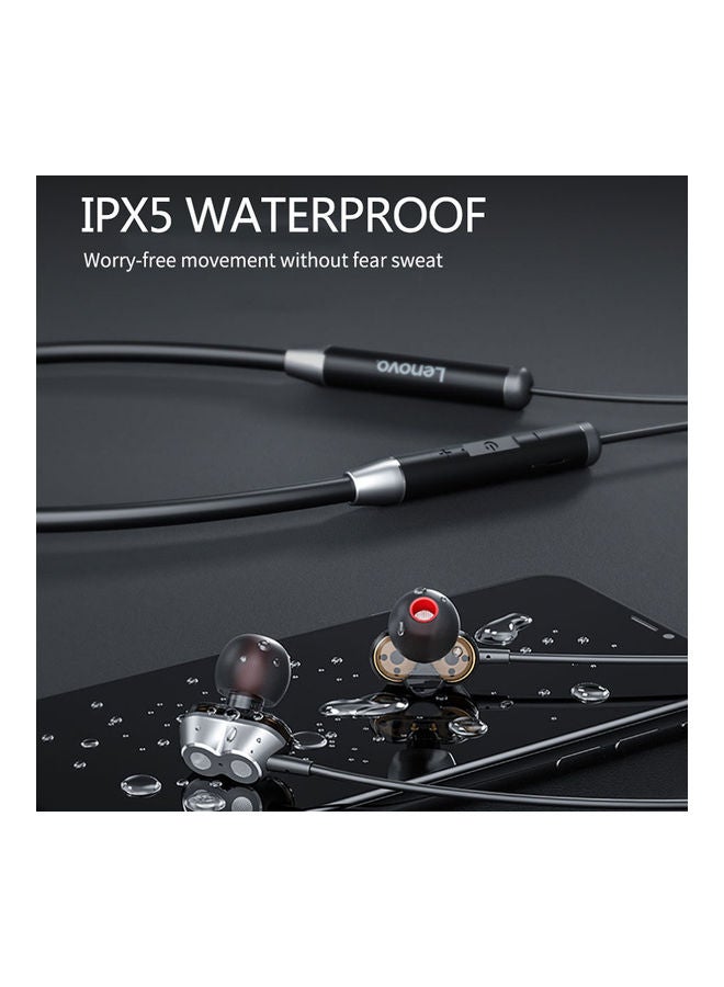 Lenovo HE08 BT 5.0 Wireless Headphone Sport Headset Black Black - Image 3