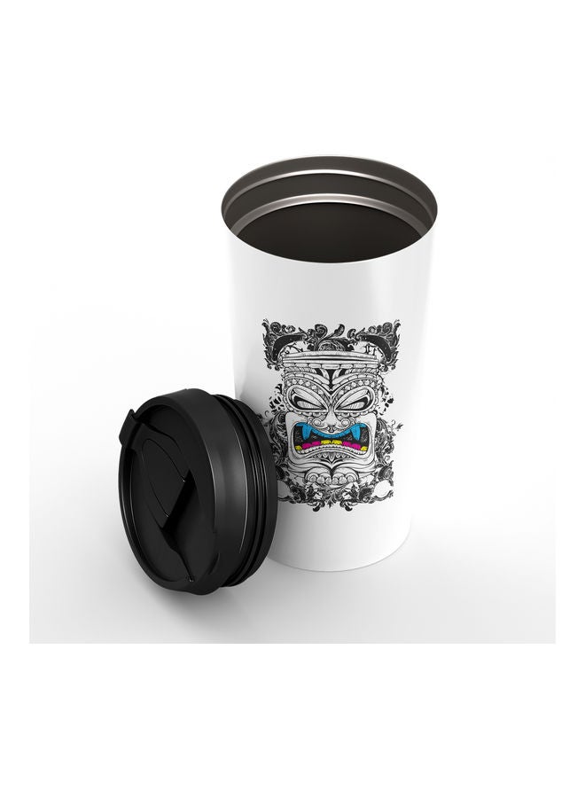 Aztec Mask Design Double Walled Tumbler Multicolour - Image 2