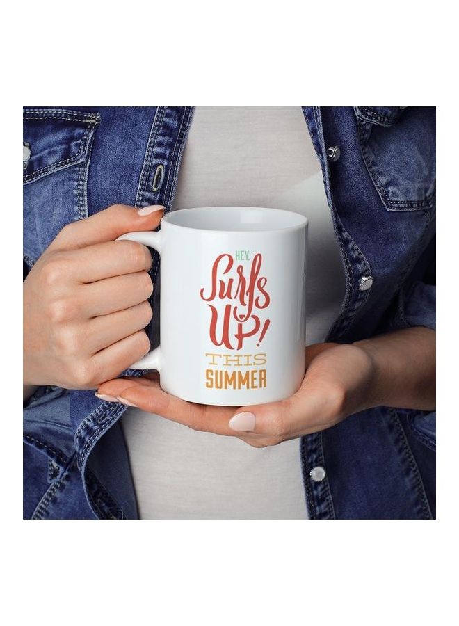 Hey Surfs Up This Summer Coffee Mug Multicolour - Image 3